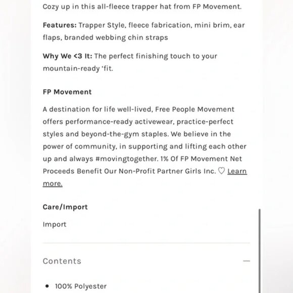 Free People Ascend Fleece Trapper Hat NWT - Picture 7 of 12